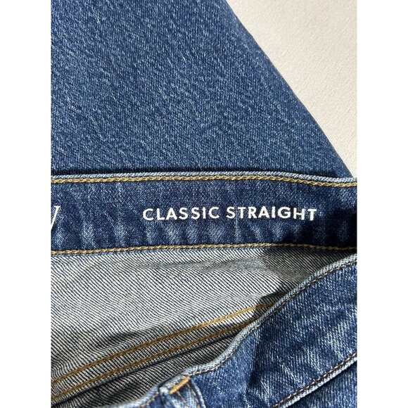 J.Crew Women's Classic Straight Jean in Bronson Wash - Sz 28 - Picture 6 of 10